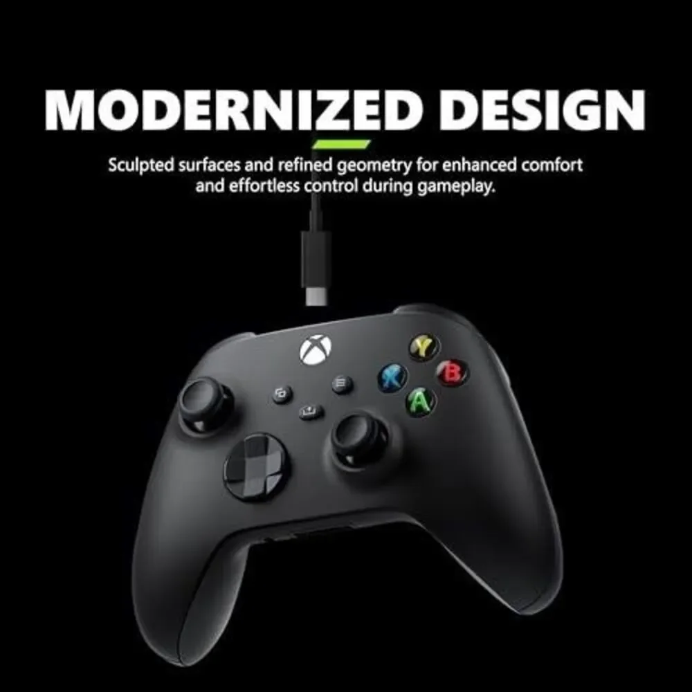 Microsoft Xbox Wireless Controller USB-C 9ft Cable Bluetooth Windows PC Gaming